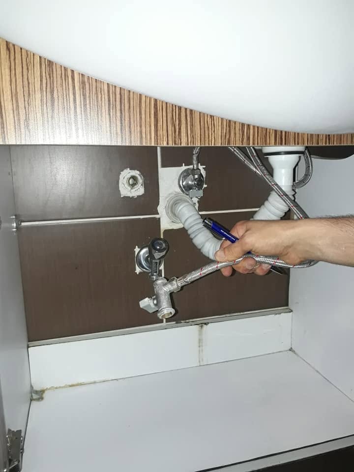 Lavabo alti tamir